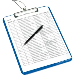 herlitz Klemmbrett easy orga to go, DIN A4, blau opak