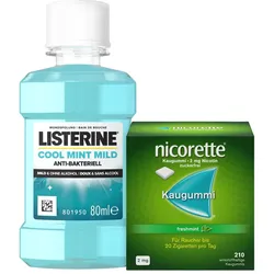 NICORETTE Freshmint & Listerine 1 Set