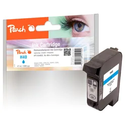 Peach Druckkopf cyan kompatibel zu Xerox, HP No. 40 c, 51640CE