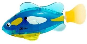 Inspired Finds AquaHunter LED Swimming Robot Fish Toy For Cats swirl