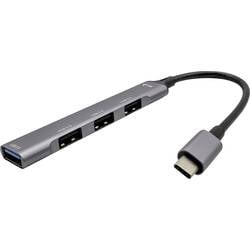 i-tec C31HUBMETALMINI4 USB-Hub 4 Port USB-A USB 3.1 Gen1 5 GBit/s Mehrfarbig I-TEC USB-C Metal HUB 4 Port passive