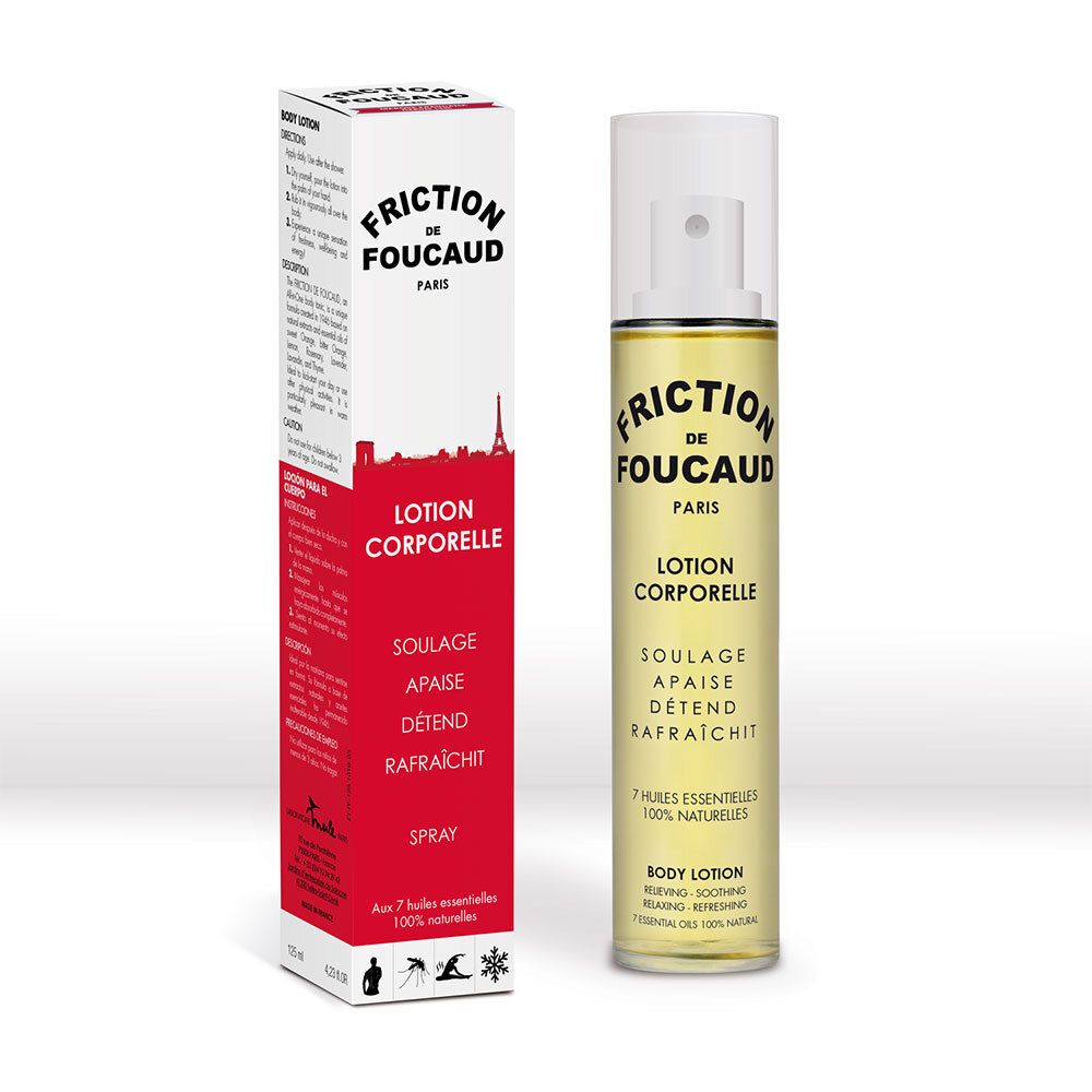 Foucaud Friction 65° Spray Rechargeable - aux extraits naturels, spray rechar 125 ml
