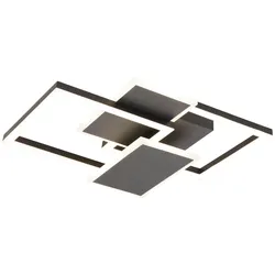LED-Deckenleuchte Will Schwarz max. 40 Watt Deckenlampe