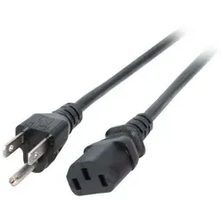 EFB Elektronik USA/NEMA 5-15P - C13 1.8m Schwarz 1,8 m C13-Koppler
