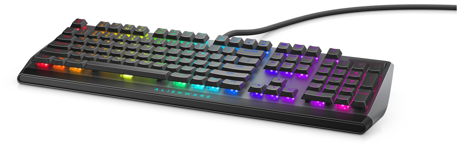 Alienware AW510K Toetsenbord met CHERRY MX Low Profile Red Switches en Achtergrondverlichting - Dark Side of the Moon