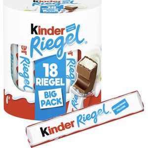 Kinder Schokoriegel Riegel, 378g, je 21g, 18 Riegel