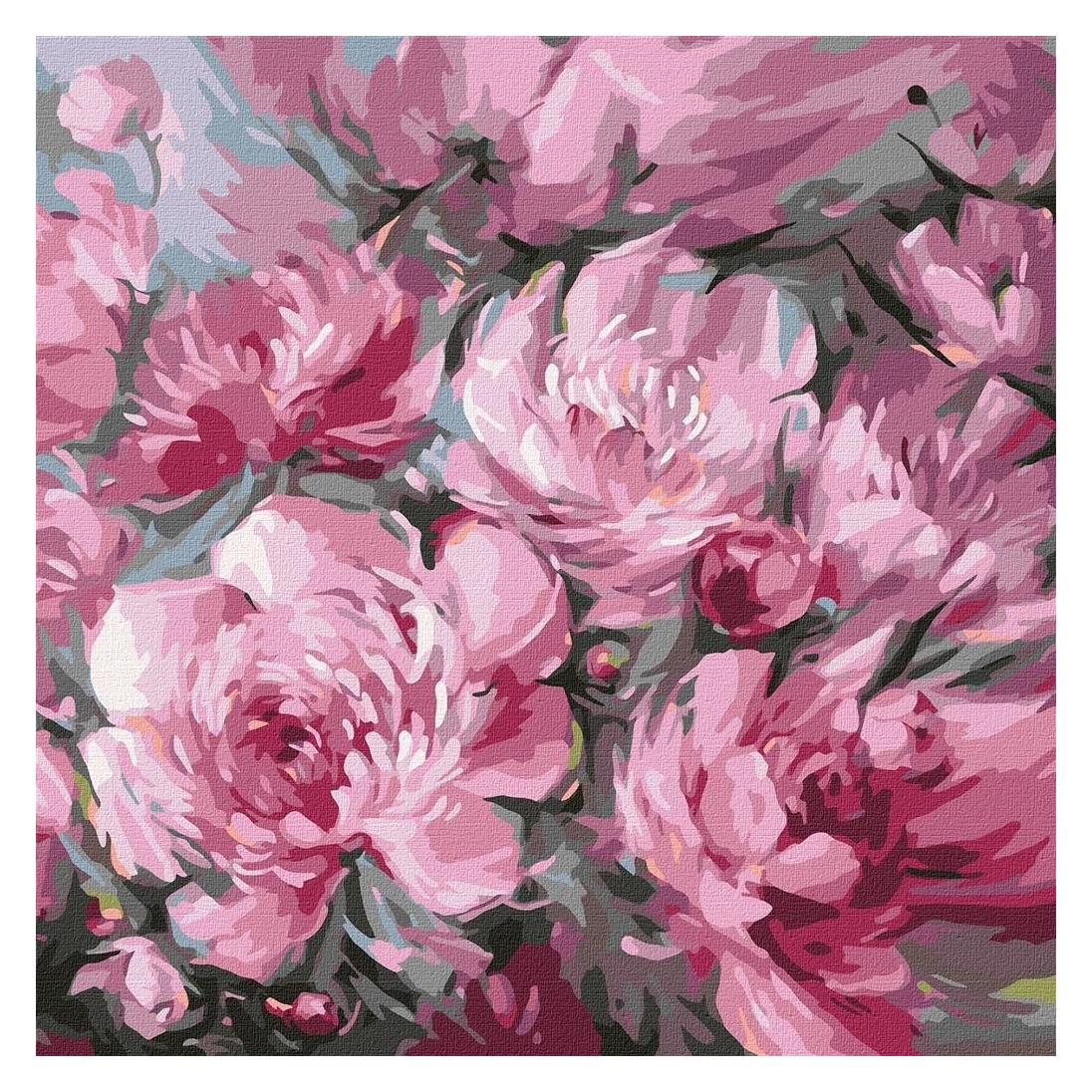 Ideyka Malen nach Zahlen - Üppiger Blumenstrauss (46185960)