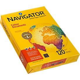 Kopierpapier Navigator Colour Documents, DIN A3, 120 g/m², hochweiss, 1 Paket = 500 Blatt