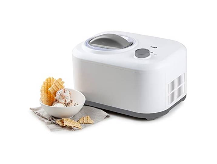 Domo DO9243I Sorbetière avec compresseur\, Plastique\, Blanc