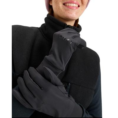 Snowboardhandschuhe ROXY "Hydrosmart", Damen, Gr. M, schwarz, Kunstfaser, Handschuhe