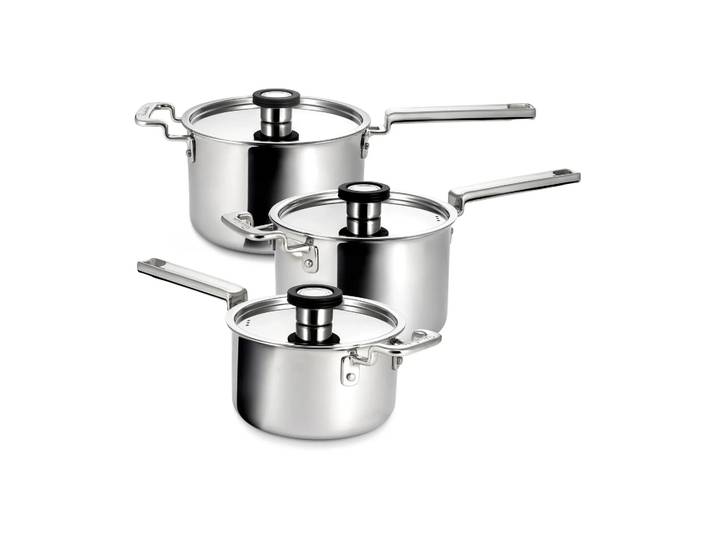 Robert Welch Set de casseroles 316 Series Acier inoxydable, 3 pièces