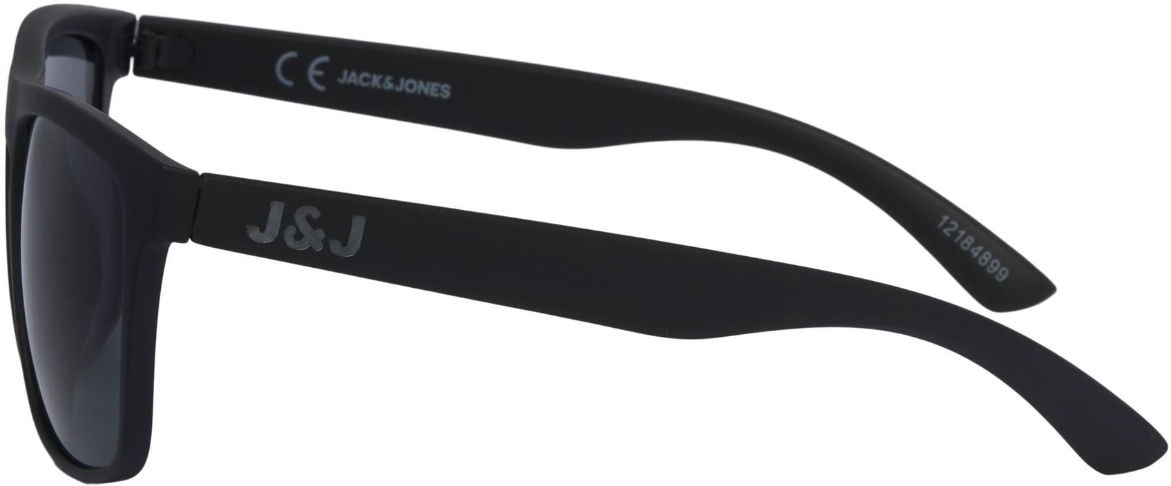 Sonnenbrille JACK & JONES "JACRYDER SUNGLASSES NOOS", Herren, schwarz (schwarz bean), unifarben, Sonnenbrillen Sonnenbrille schwarz bean Einheitsgröße