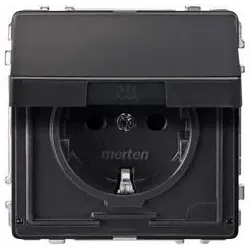 Merten SCHUKO-Steckdose anth MEG2310-7214