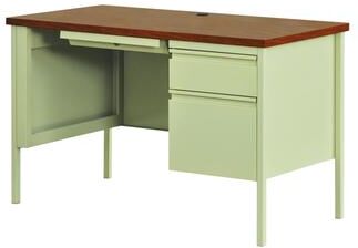 "Hirsh 24""D x 45""W Industrial Single Pedestal Office Desk"