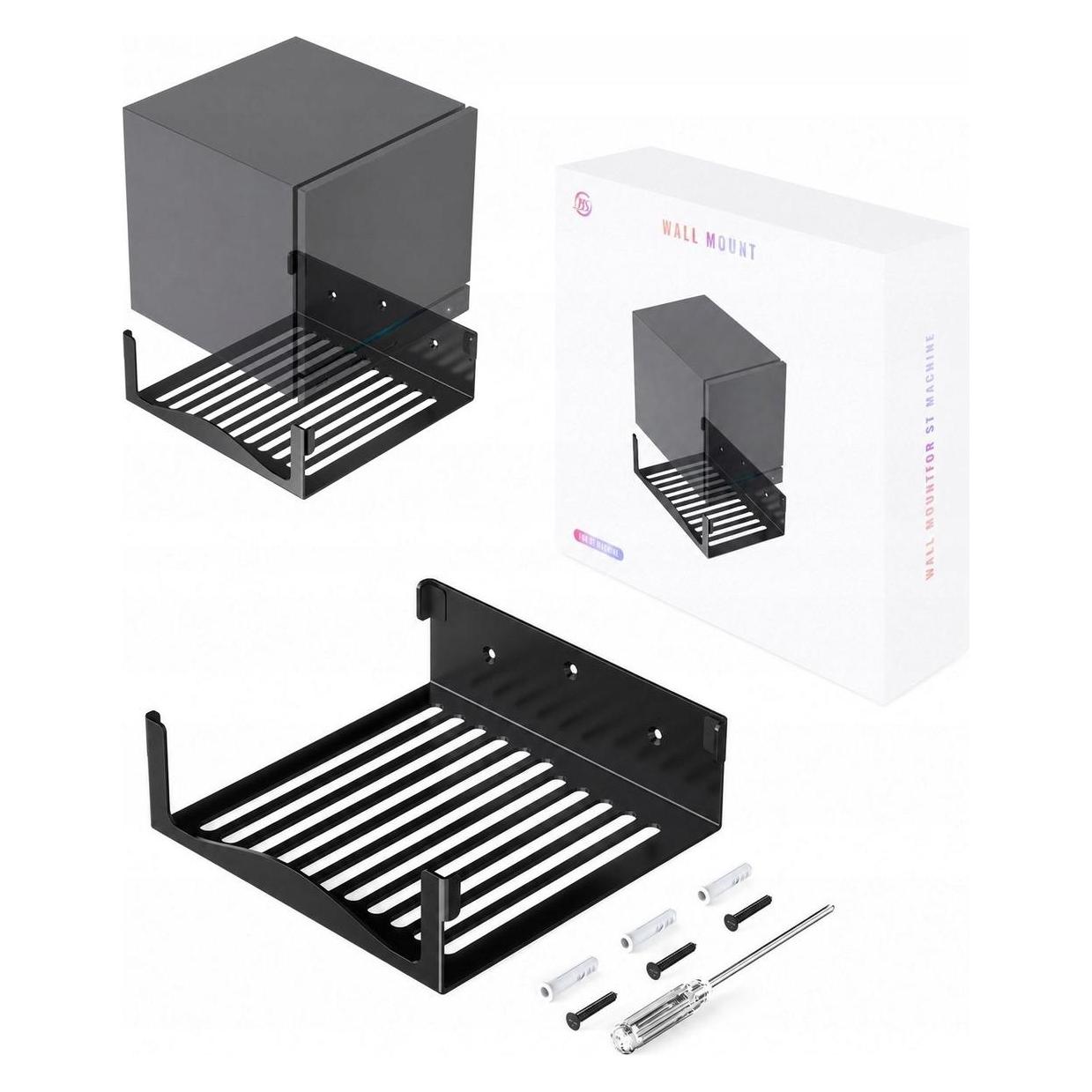 JYS Wandhalterung für den Computer, Mini-PC bis 5 kg, robust aus Stahl / Jys-sdm001-v3 / Schwarz (72485681)