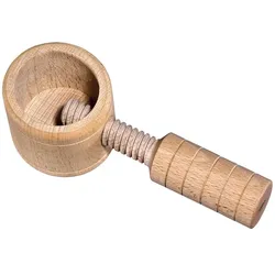 Cilio Nussknacker Sorrento 19,3 cm Holz Beige Creme