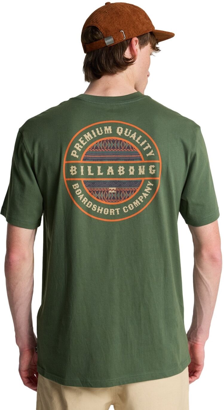 T-Shirt BILLABONG "Rotor", Herren, Gr. S, grün (hunter), Obermaterial: 100% Baumwolle., Shirts T-Shirt