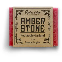 24x Amber Stone - Red Apple Garland - Duft in Quadratform - All Natural Range