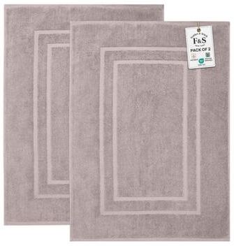 Feather & Stitch New York Feather and Stitch NY 1000 GSM Absorbent Cotton Bath Mat