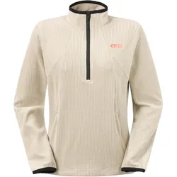 PICTURE WEAVY GRID WOMEN 1/4 Zip Fleece 2027 pure cashmere - S