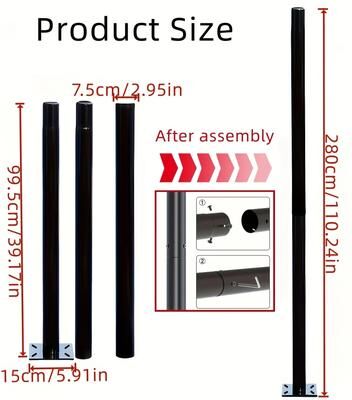 Uplifted Goods Solar Lamp Post Light With Tall Pole And Motion Sensor gjx pjg2.8