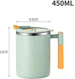 Uplift Treasures 450ML Double Wall Stainless Steel Thermos Mug green 450ml