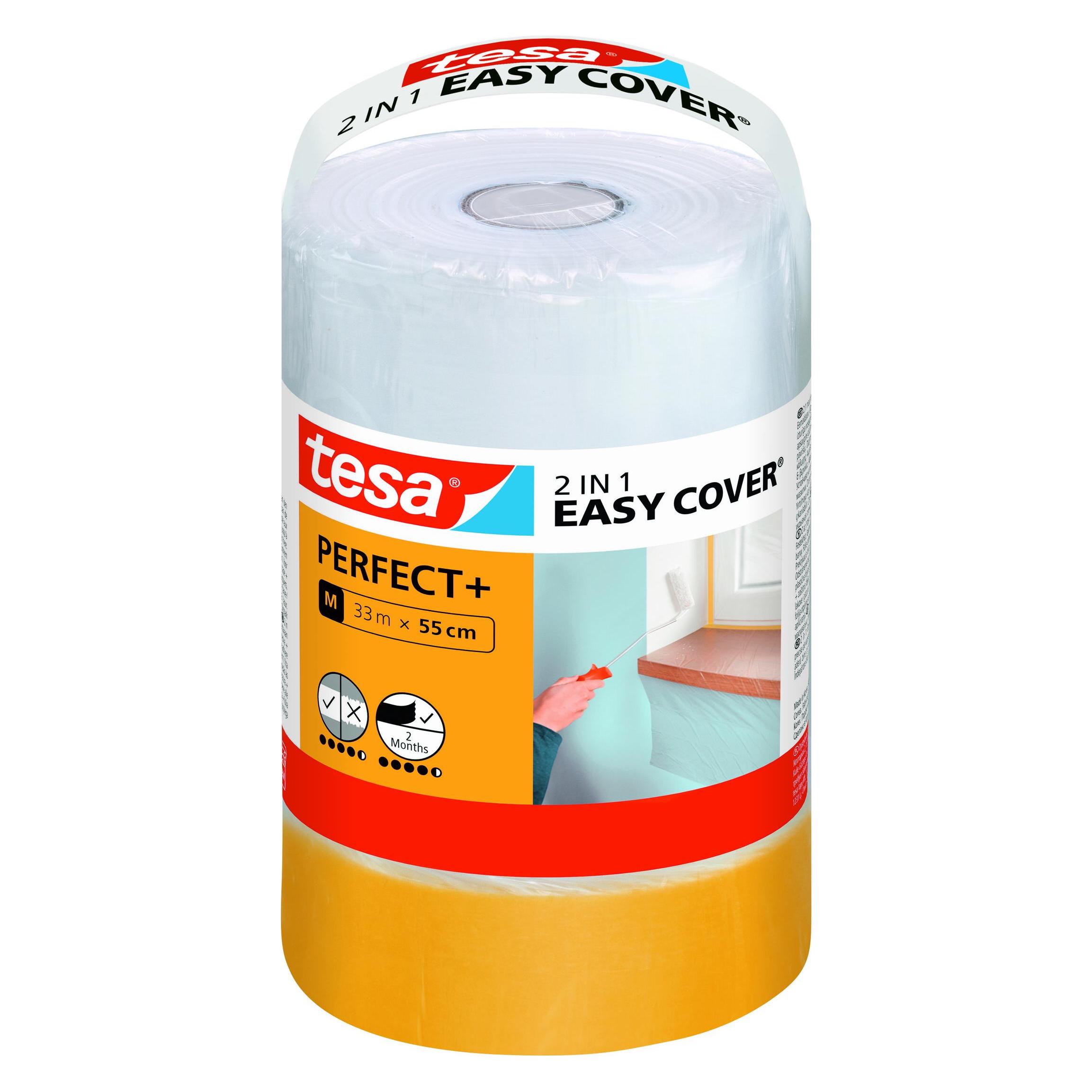 tesa EASY COVER Malerfolie Perfect+ Refill Nachfüllrolle (56593-00000-00)