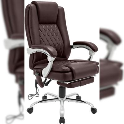 CLP Bürostuhl Rubia mit Massagefunktion braun
