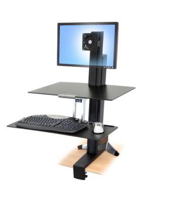 Ergotron WorkFit-S, LCD-Monitor LD mit Arbeitsfläche