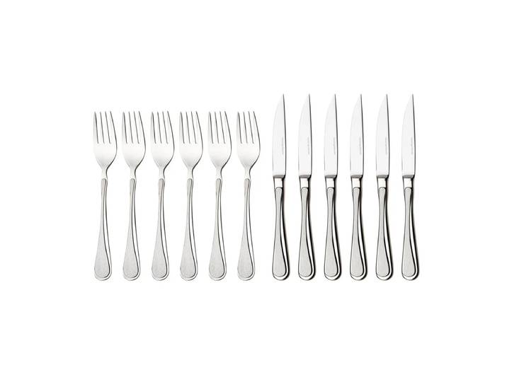 Hardanger Bestikk Carina Steak-Besteck 12 Teile Edelstahl