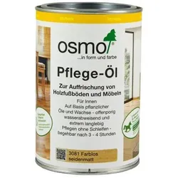OSMO Pflege-Öl für Hartwachs-Öl Oberflächen Farbe 3440 Weiß transparent Größe 1 Liter