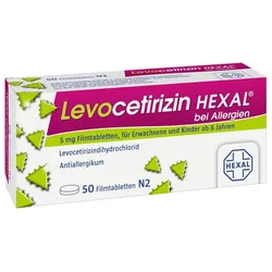 Levocetirizin HEXAL bei Allergien 5 mg