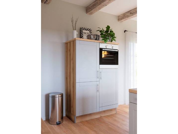 OPTIFIT Küche Ahus, Hochschrankmodul, Breite 120 cm,wahlweise mit E-Geräten,Soft-Close-Funktion