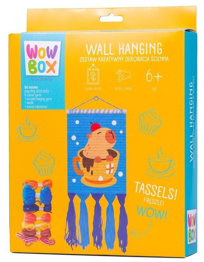 WOW BOX Creatieve macramé kapibara in een beker set voor kinderen