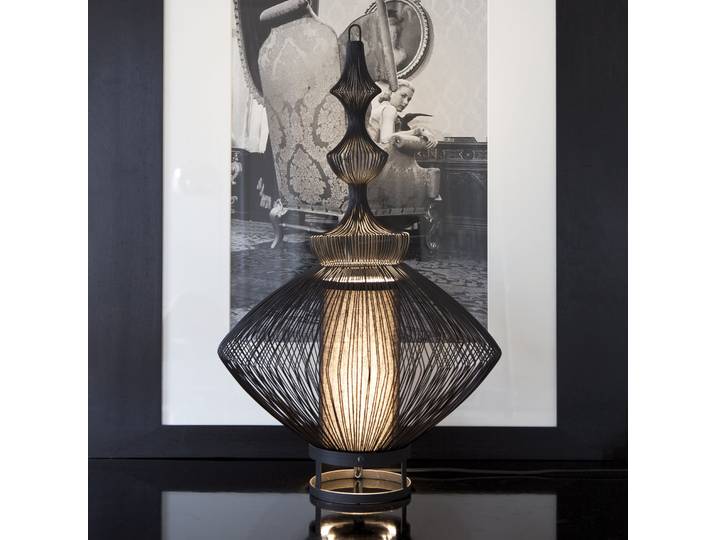 Opium Tischleuchte Black - Forestier - Wohnzimmer - Design - Metall