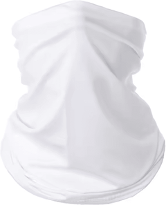 Inspire Curations Tactical Camo Neck Gaiter Breathable Bandana Face Cover For Cycling & Outdoor Sports white