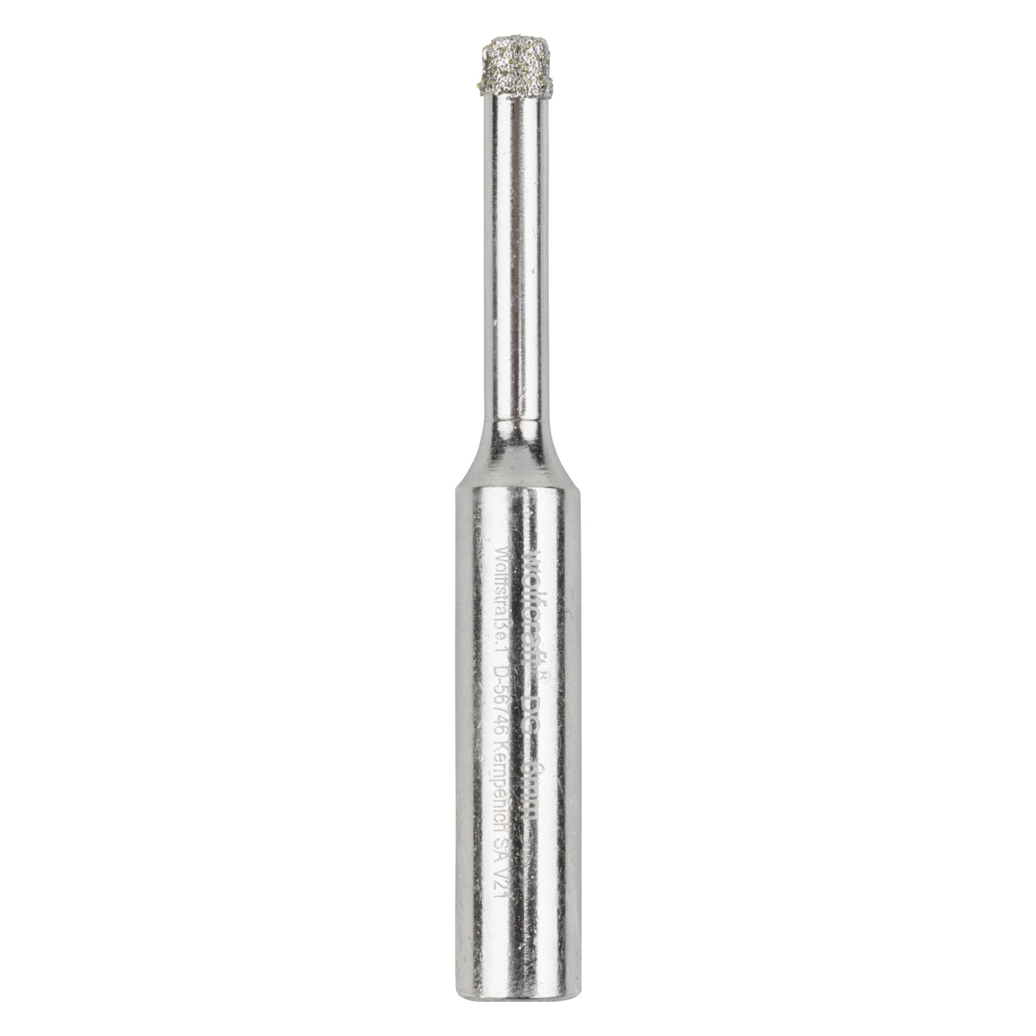 wolfcraft 1 Diamantbestr. Bohrkrone m.Schaft ø6mm (6 mm) (109218)