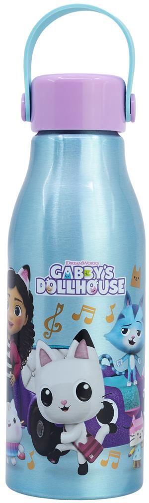 Stor: Gabby Dollhouse - Flexi Handle Aluminium Bottle (760ml) (21261)