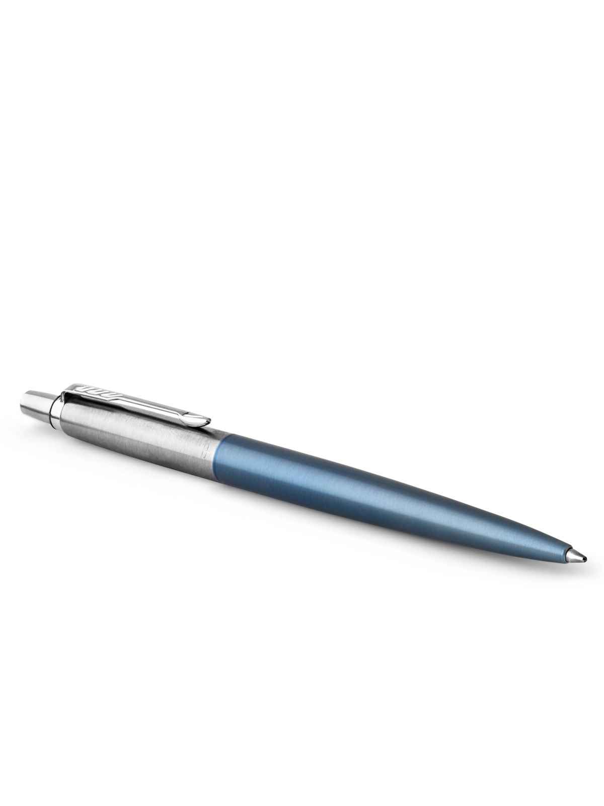 Parker Jotter Kugelschreiber | Waterloo Blue | Mittlere Spitze | Blaue Tinte | Geschenkbox