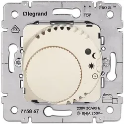 Legrand 775867, Thermostat, Weiss