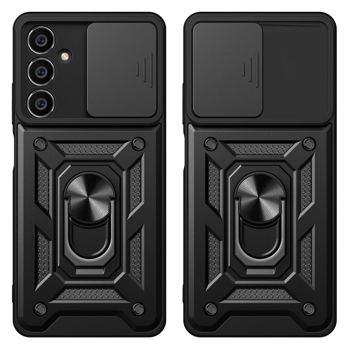 Hurtel Hybrid Armor Camshield-Hülle für Samsung M54 mit Kameraabdeckung - Schwarz (1404978613)