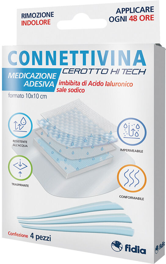 Fidia Farmaceutici Connettivina 4 Cerotti Hitech 10x10