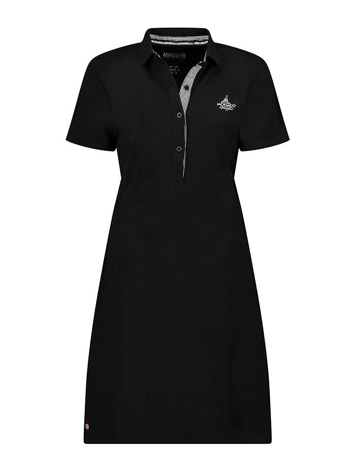 Geographical Norway Kleid in Schwarz - S