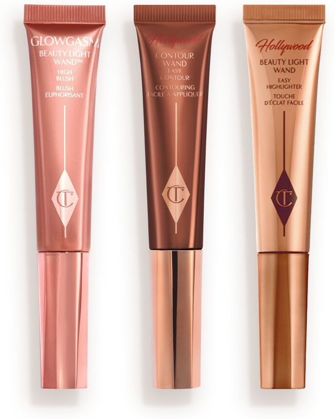 Beauty Light Wand & Hollywood Contour Kit - Must-have Cheek Kit Charlotte Tilbury 5248 Beauty Light Wand & Hollywood Contour Kit Size: