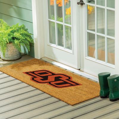 Evergreen Oklahoma State University Full Color Indoor/Outdoor Coir Mat
