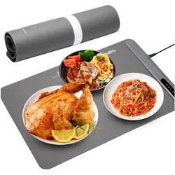 Casativo Warmhalteplatte, Speisewärmer, Grau, Schwarz