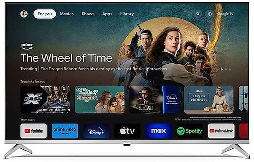 Smart TV LED 43" Sharp 43GP6265E 4K Android con Google TV