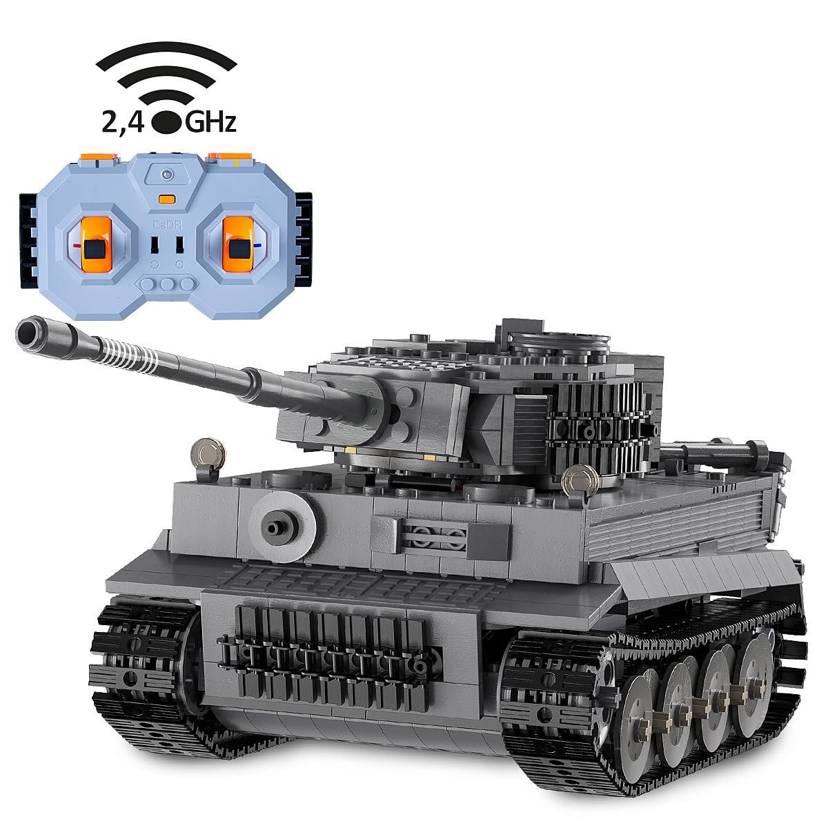 CaDA Panzer Tiger 1 Bouwset schaal 1:35 grijs 2,4 GHz met Jamara Germany