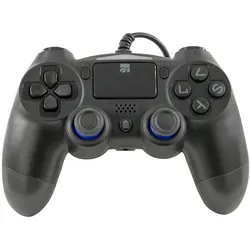 Xtreme 90417 Kabelgebundener Controller (PC, PS3, PS4), Gaming Controller, Schwarz