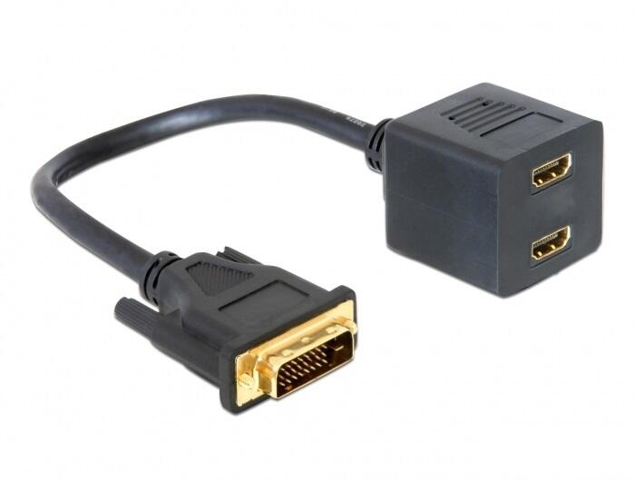 DeLOCK Adapter DVI zu 2x HDMI 65069